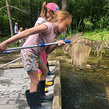 Hildene Summer Camp, Nets, Buckets & Boots; riverside