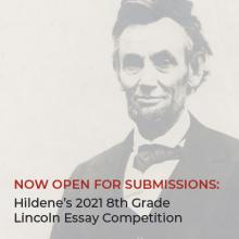 Hildene's Lincoln Essay Competition 2021